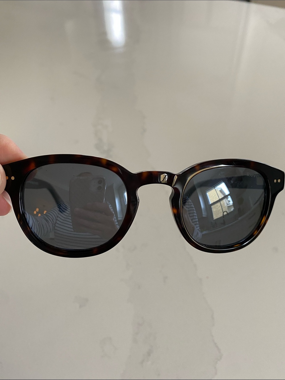 Revo Sterling G Polarized Sunglasses in Tortoise - Picture 5 of 6